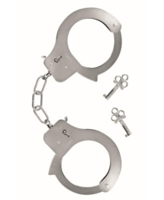 Menottes pour poignet en métal avec 2 clefs pour utilisateurs confirmés 